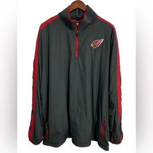 Nike NFL Cardinals long sleeve pullover jacket dark grey XXL Football Fall